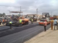 Renforcement de la voie bitumée en enrobé 0/10 carrefour Samanké- Carrefour Marché d’Abobo (Rép de Côte d'Ivoire)